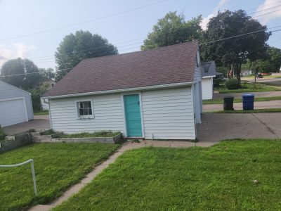 Davenport Gutter Replacement - garage, after