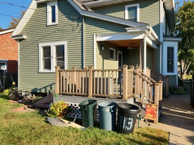 Davenport Siding Company - rear patio, after