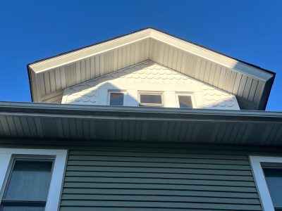 Davenport Siding Company - dormer closeup, after