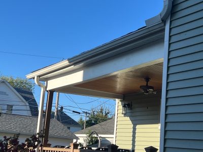 Davenport Siding Company - porch closeup, after