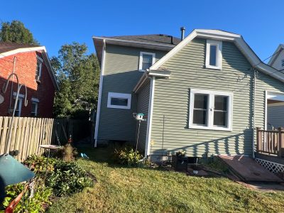 Davenport Siding Company - from backyard, after