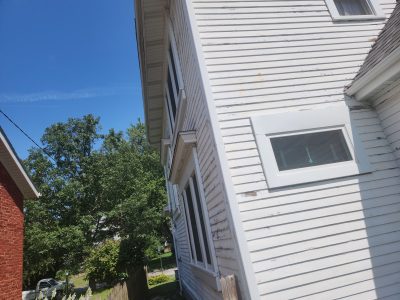 Davenport Siding Company - rear corner, before