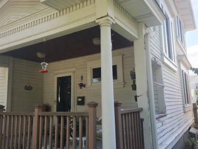 Davenport Siding Company - porch, before