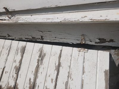 Davenport Siding Company - more damage closeup before