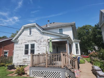 Davenport Siding Company - rear before