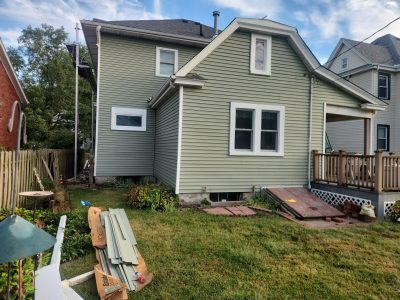 Davenport Siding Company - rear extension, during