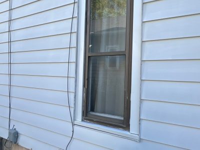 Freeport Window Replacement - outside side window, before