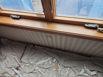 Bettendorf Window Contractor - closeup casement window inside, after