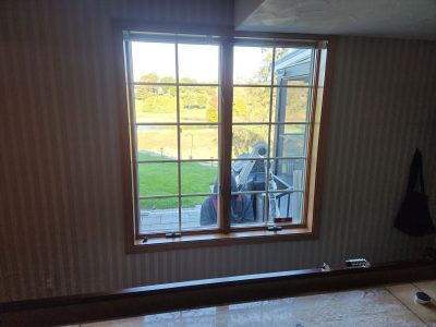 Bettendorf Window Contractor - inside casement window, before