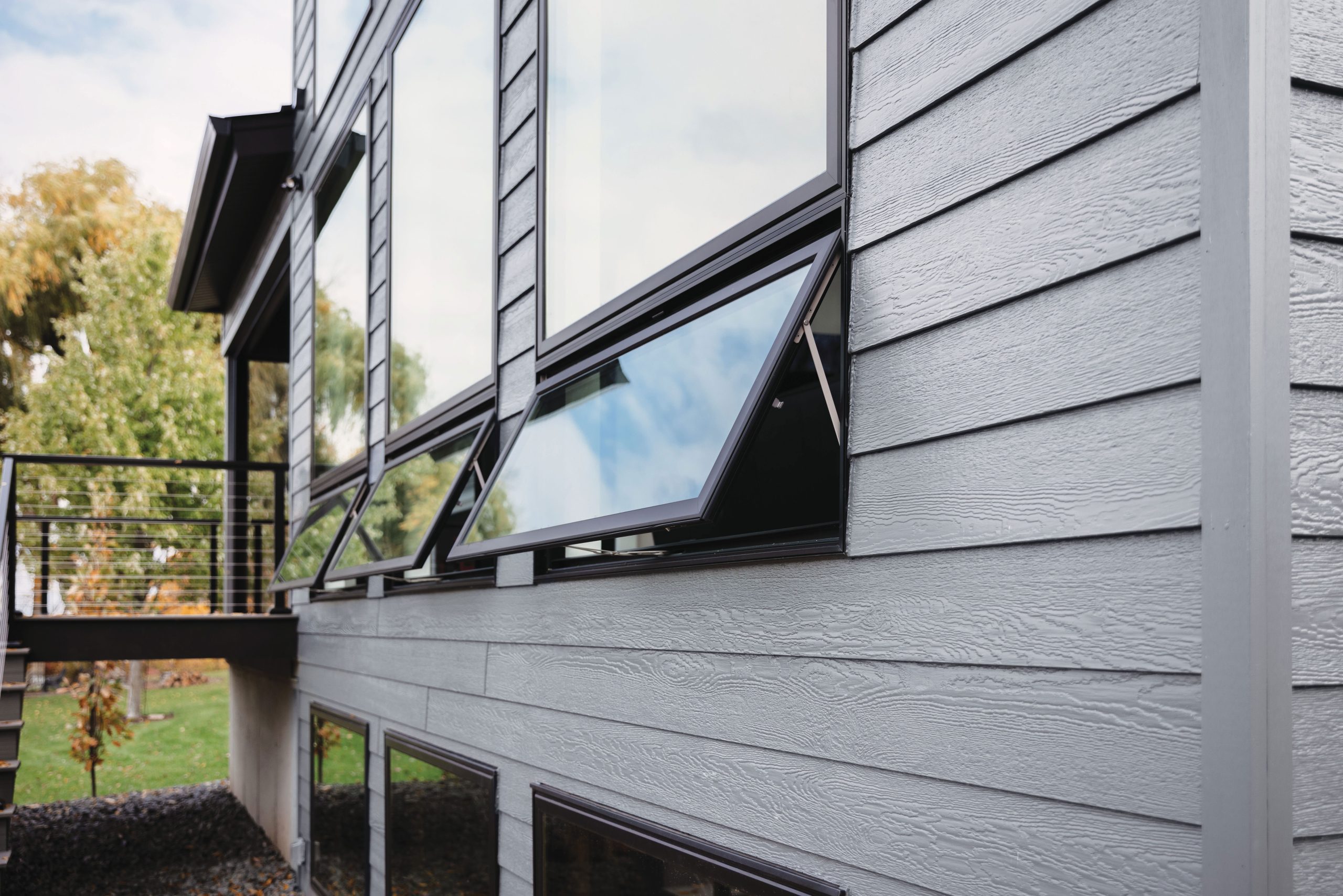 Awning Windows open from Back