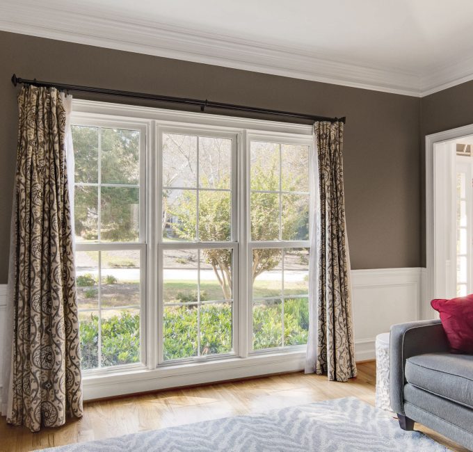 Double Hung Window Living Room