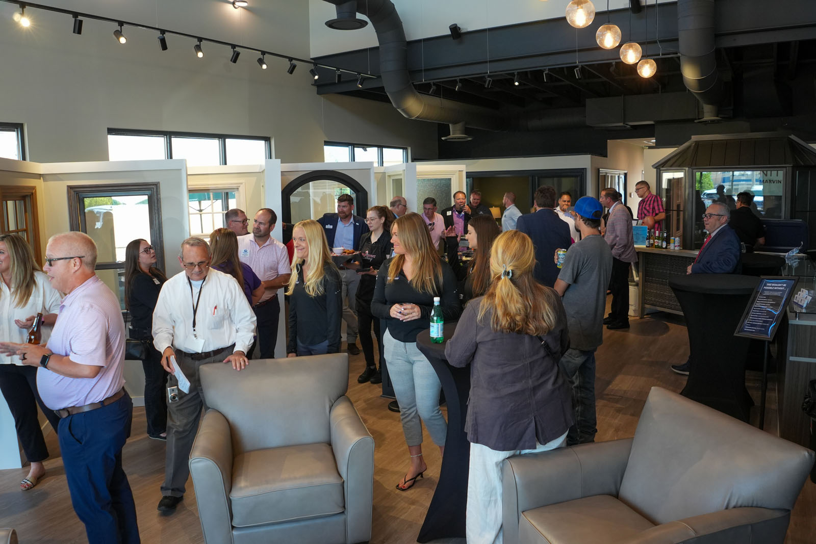 Chamber of Commerce members mingling